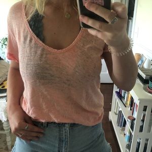 Pink Free People T-Shirt size M !